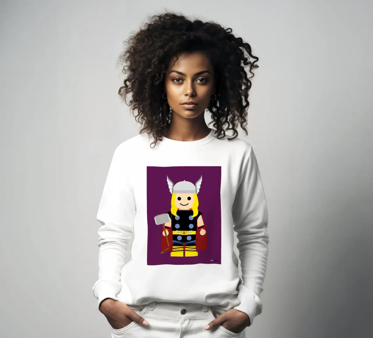 Thor Toy sweatshirt by Rafa Gomes