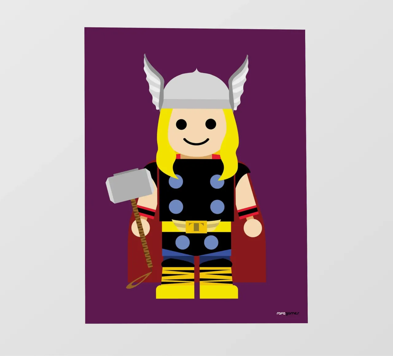 Thor Toy bâche pvc de Rafa Gomes