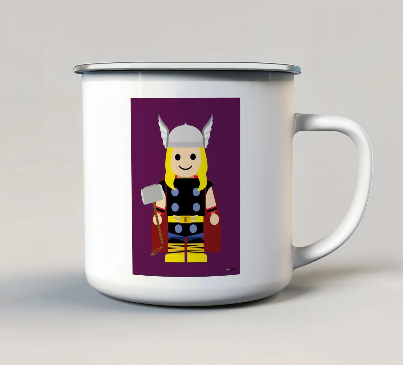 Thor Toy tazza in smalto da Rafa Gomes