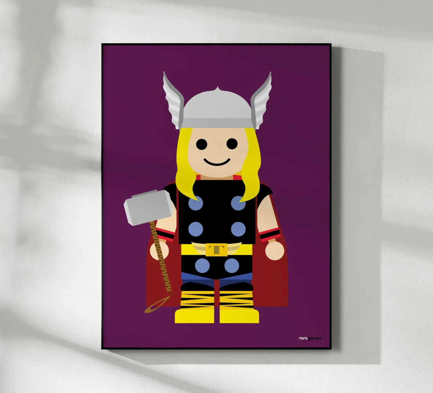 Thor Toy plexiglas de Rafa Gomes