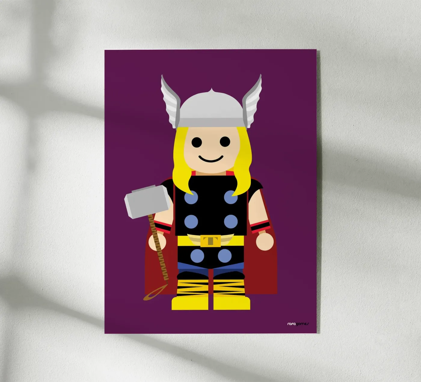 Thor Toy plexiglas de Rafa Gomes