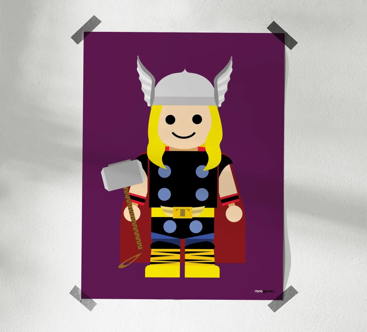 Thor Toy poster de Rafa Gomes