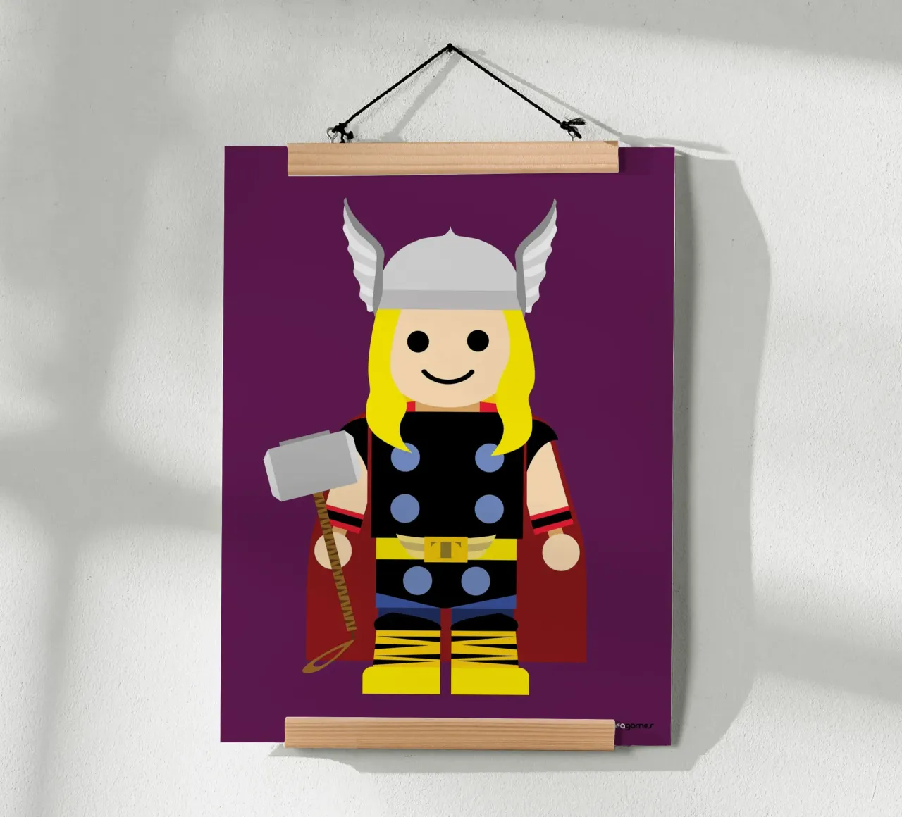 Thor Toy poster da Rafa Gomes