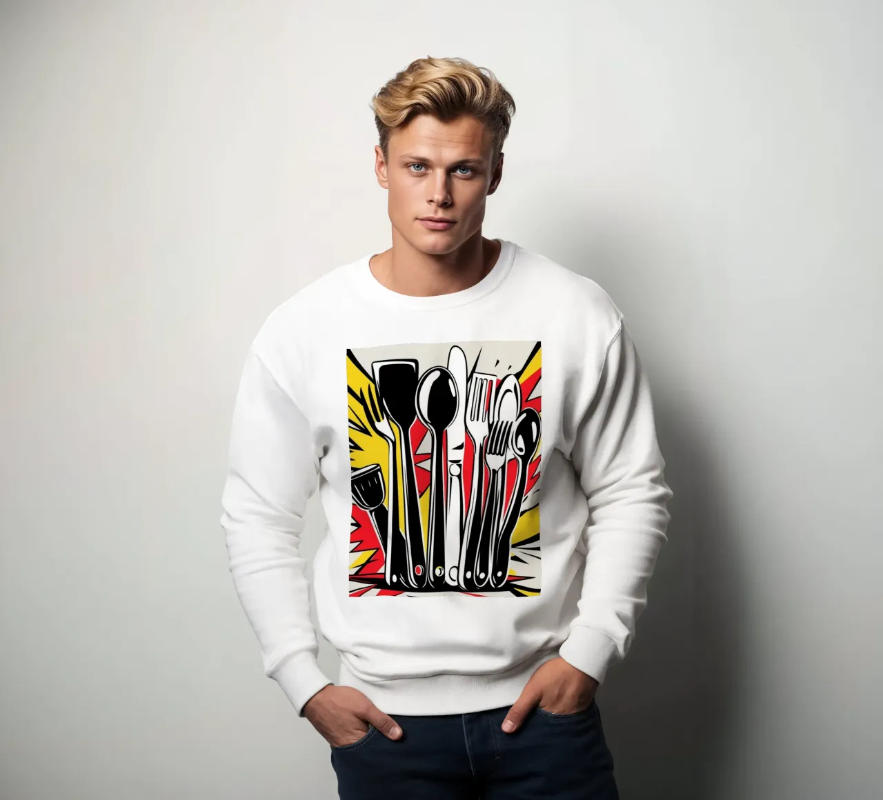 Besteck POP Sweatshirt von Rezh creations