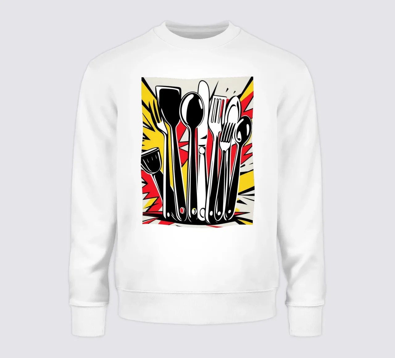 Besteck POP Sweatshirt von Rezh creations