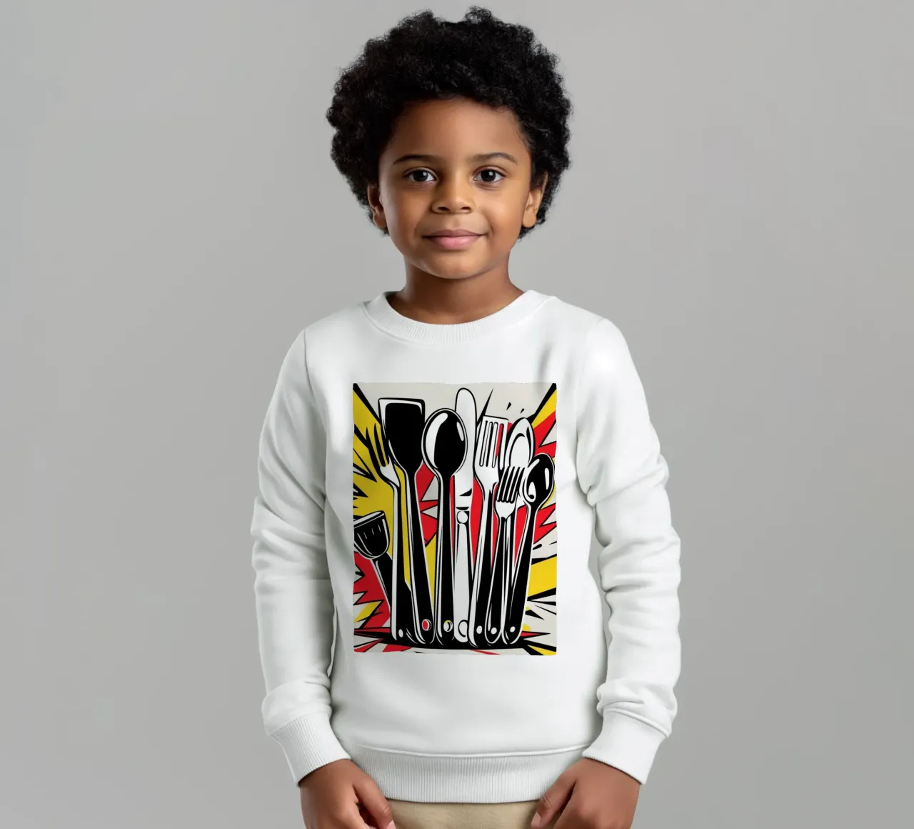 Posate POP felpa bambino da Rezh creations