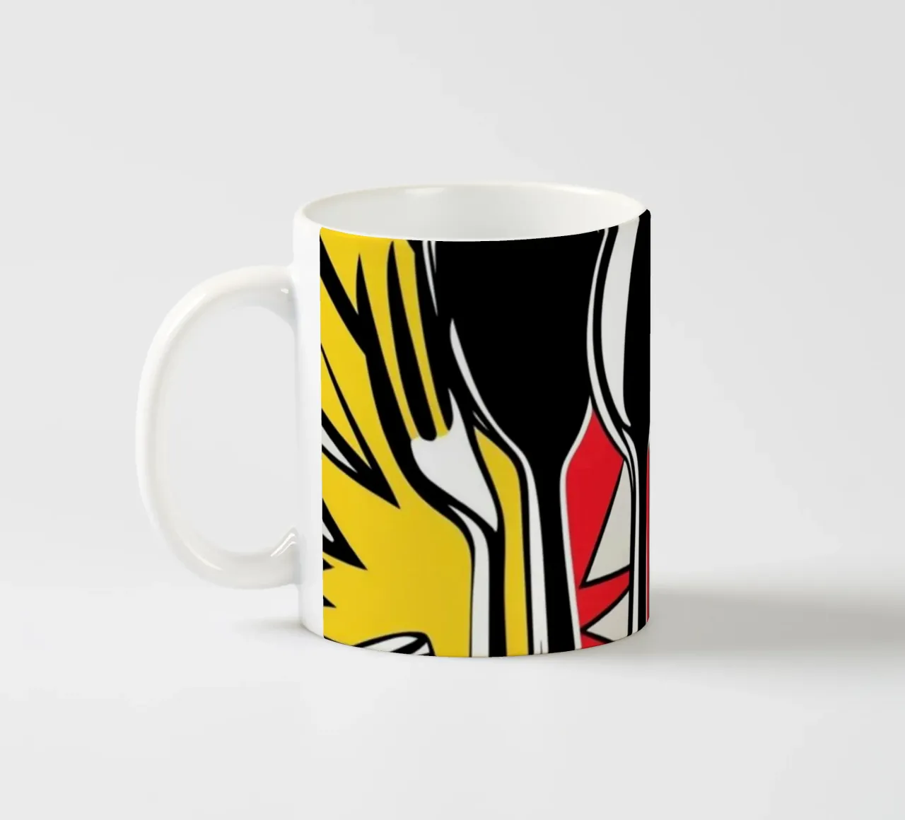 POP cutlery ceramic mug by Rezh creations