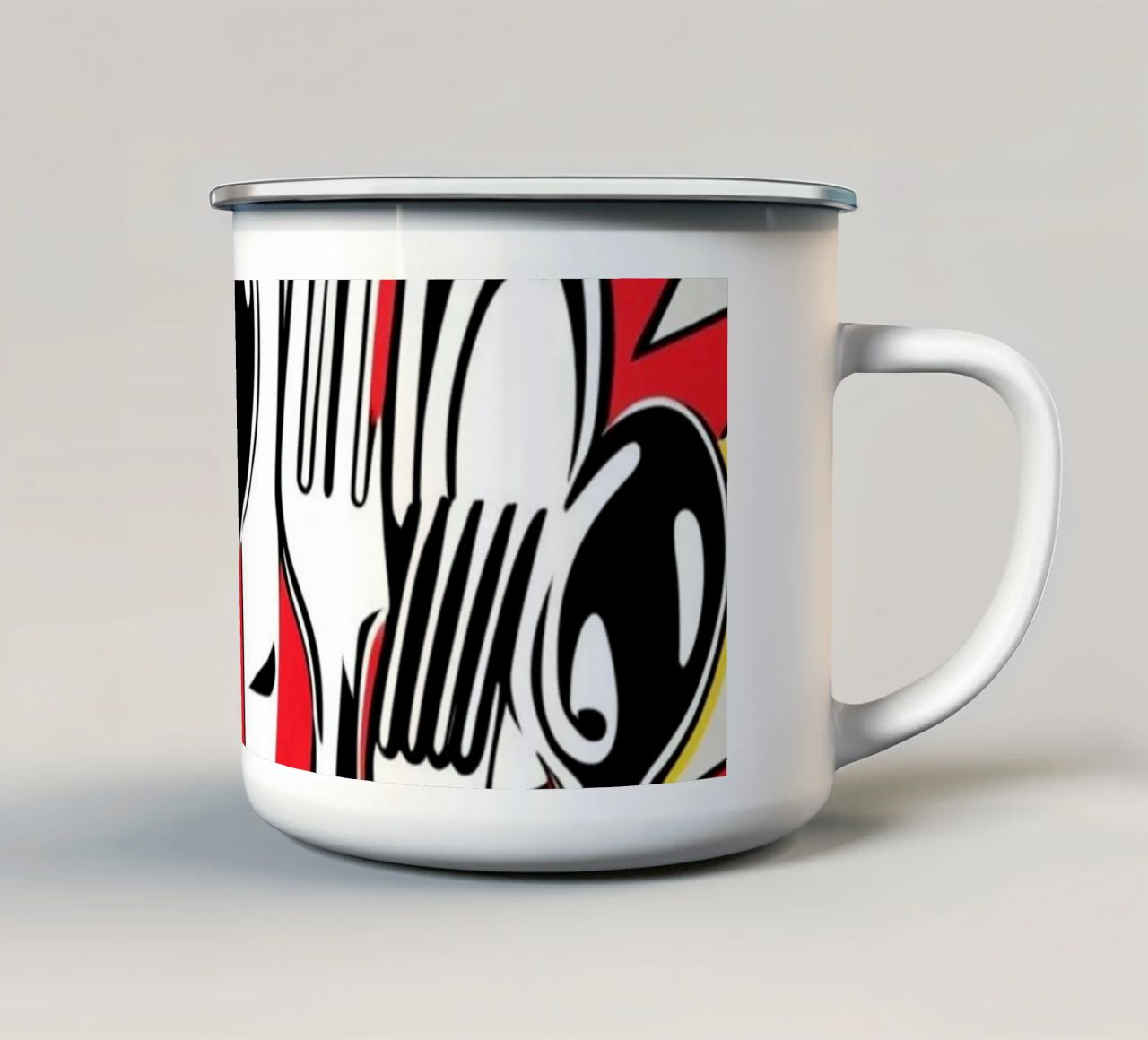 Posate POP tazza in smalto da Rezh creations