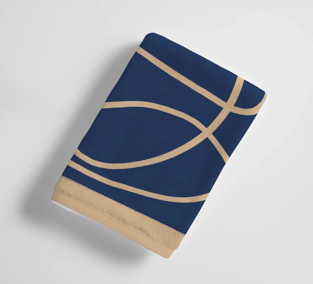 Abstract Line Art Cat 5 towel by ThingDesign
