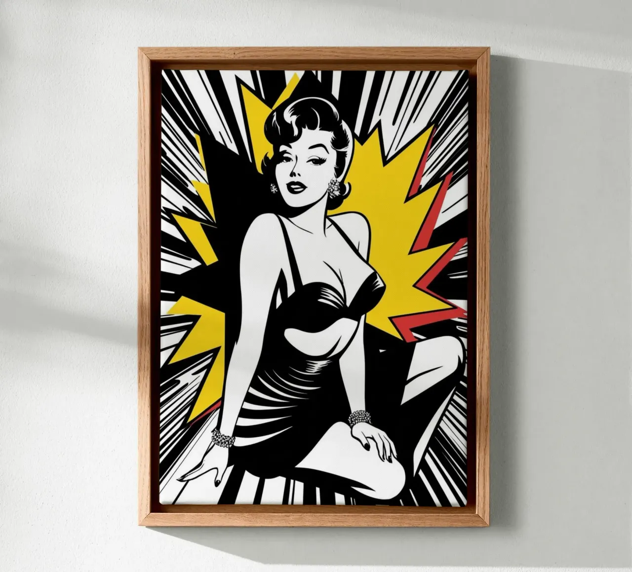 Pin Up 50s 1 canvas by Rezh creations