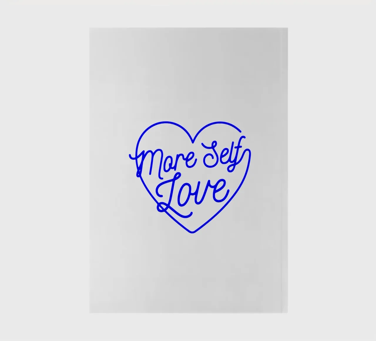 plus d'amour de soi, citation de déclaration de motivation carnet de notes de The True Type