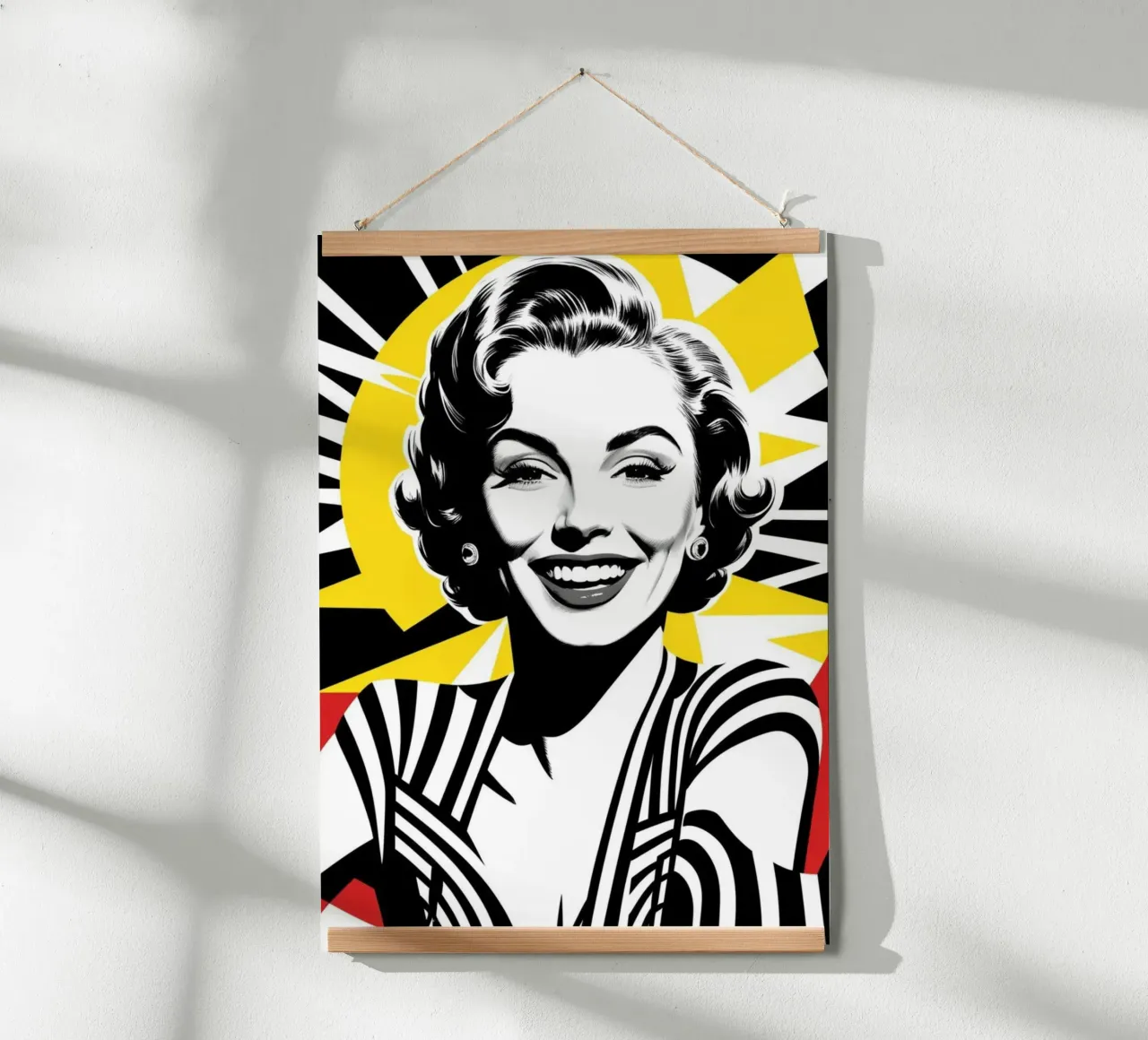 50s 1 poster con telaio in alluminio da Rezh creations