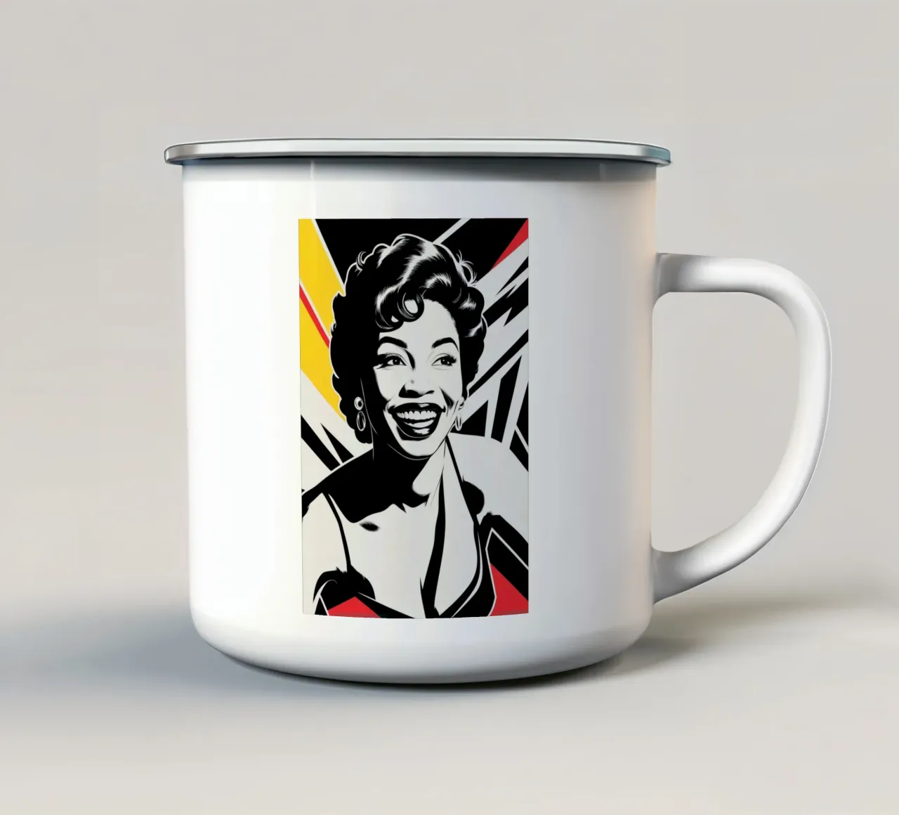 50s 2 tazza in smalto da Rezh creations