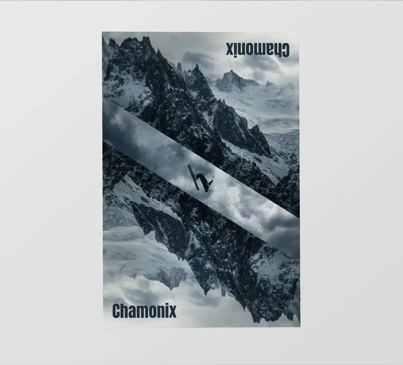 Chamonix pellicola backlit da athlete.art