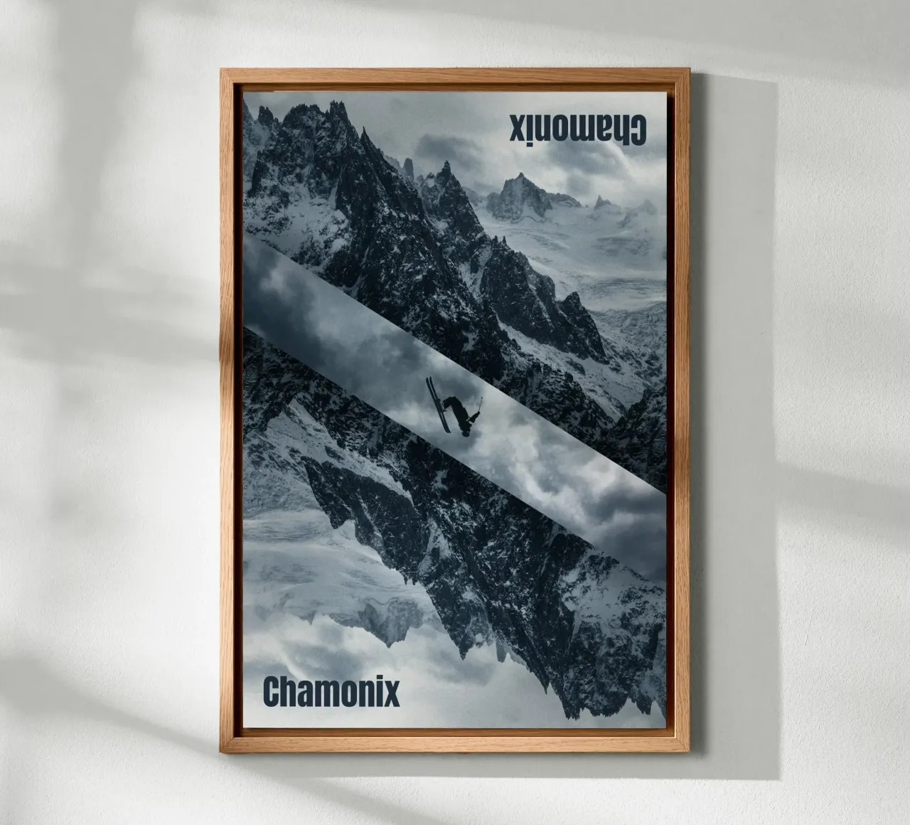 Chamonix canvas by athlete.art
