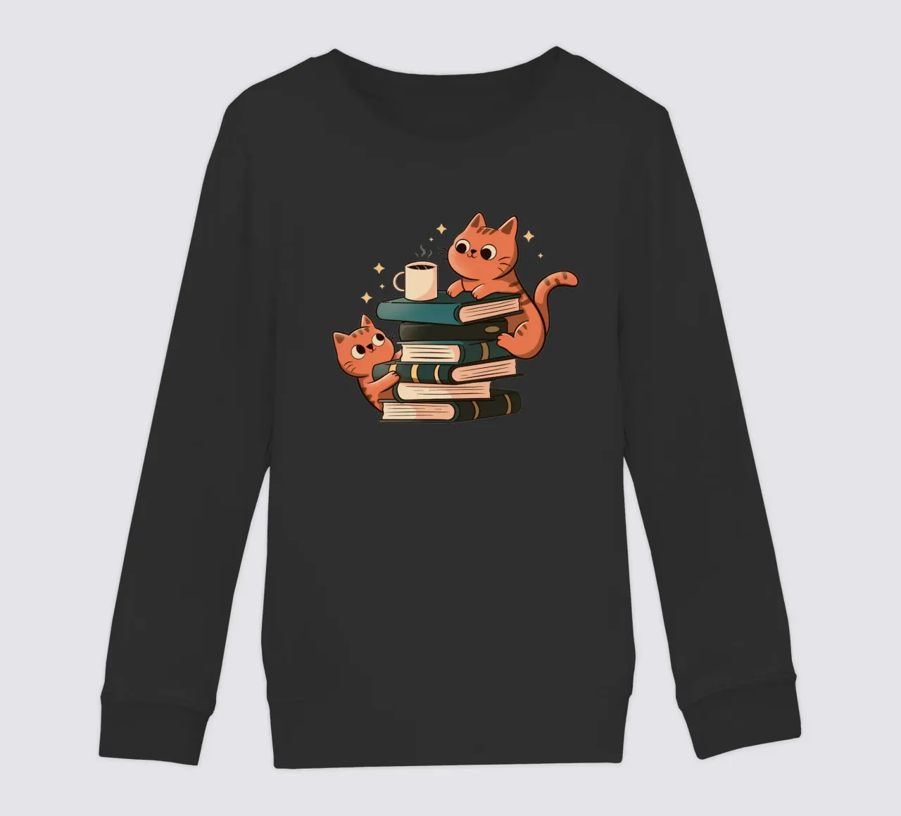 Cats, Books and Coffee sweat enfant de Tobe Fonseca