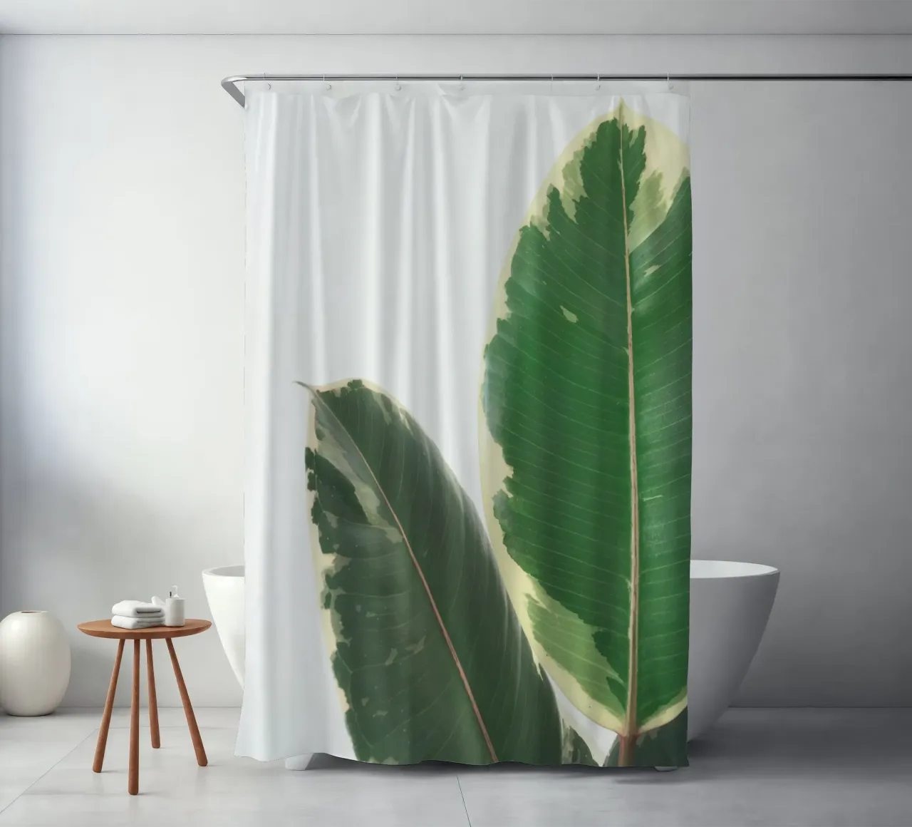 Blatt-Studie Duschvorhang von Cassia Beck Photography