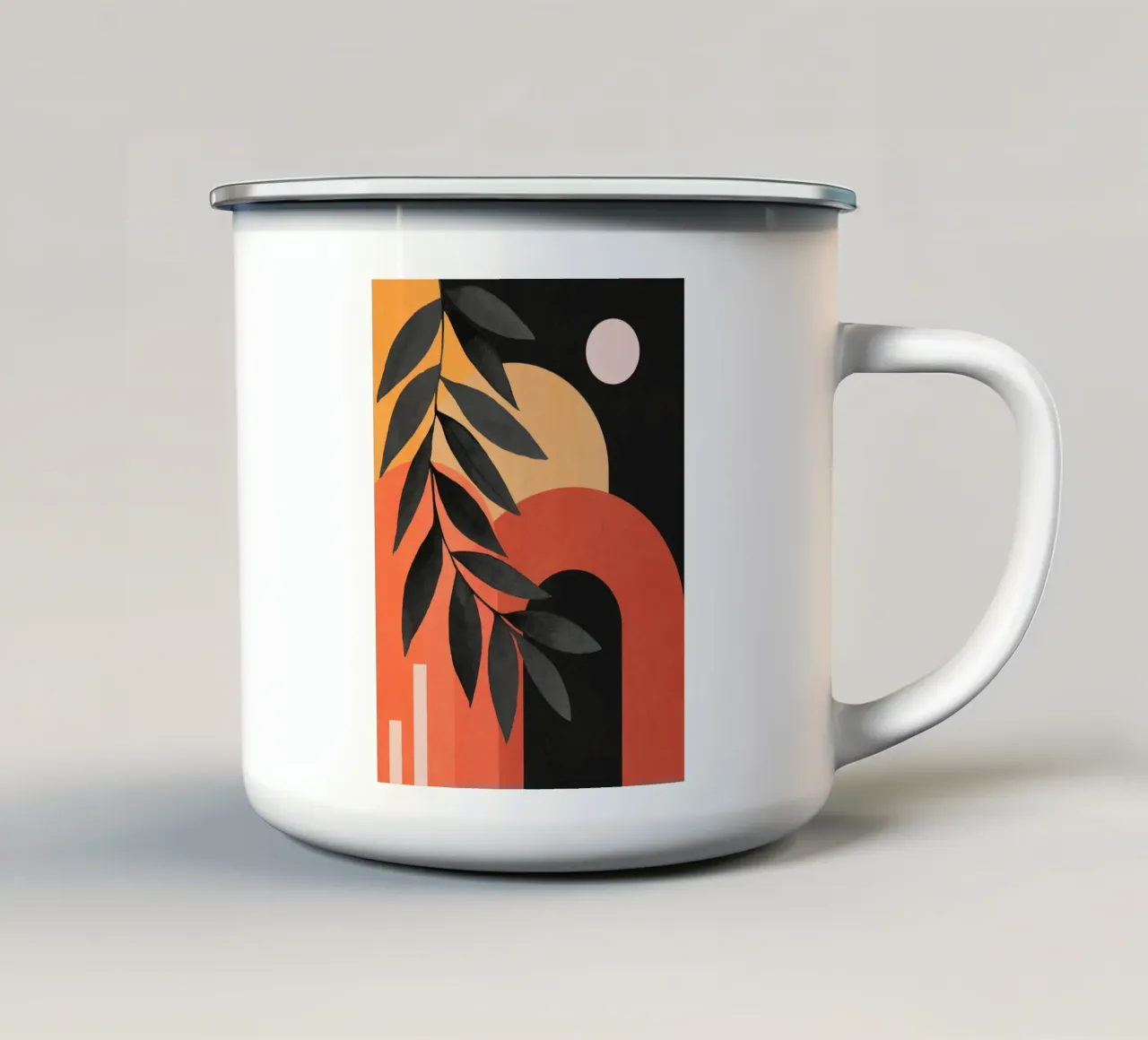 Geometria tropicale 37 tazza in smalto da Gaite