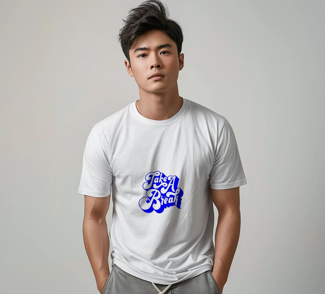 take a break, motivational statement quote t-shirt by The True Type