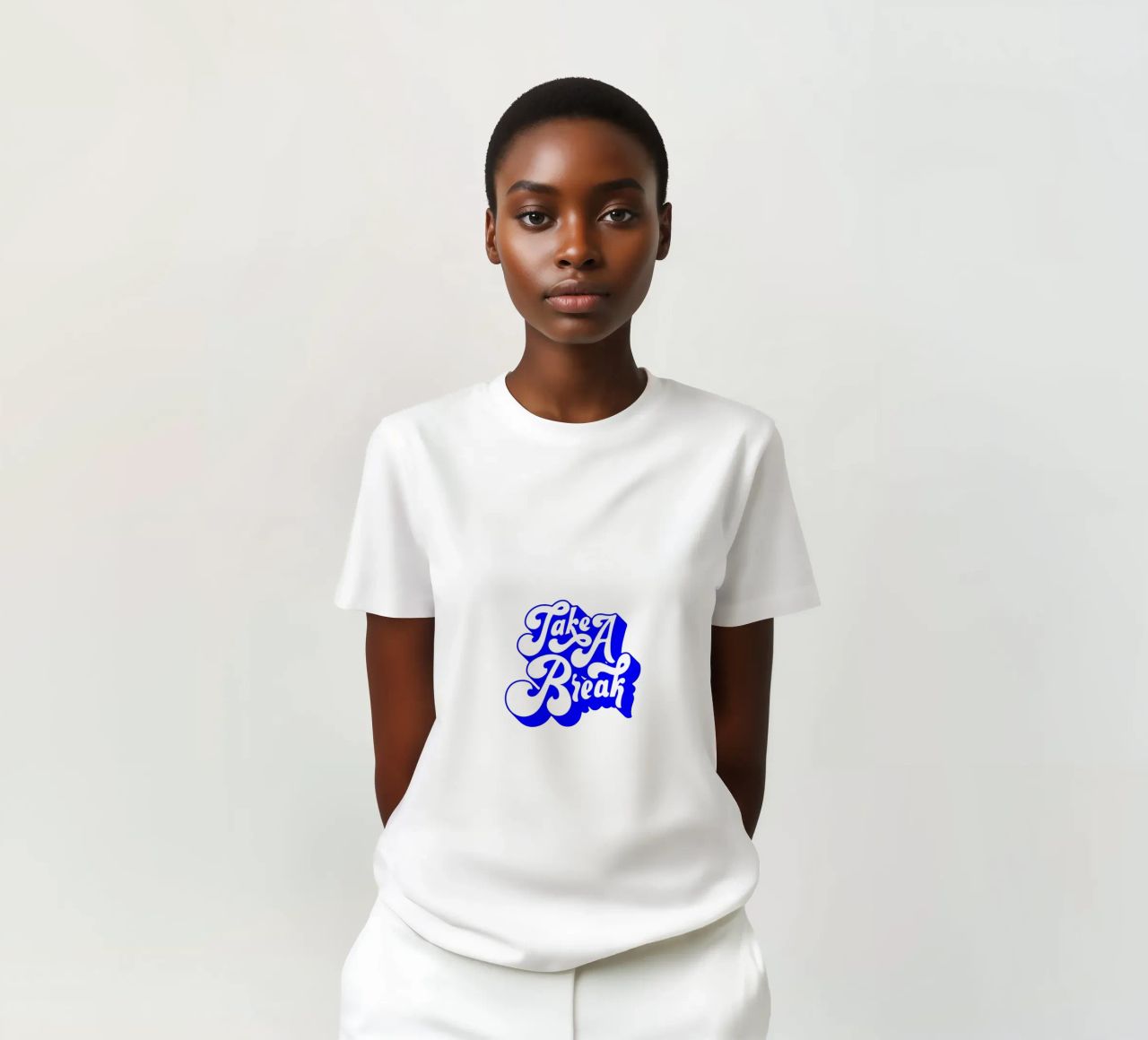 take a break, motivational statement quote t-shirt by The True Type