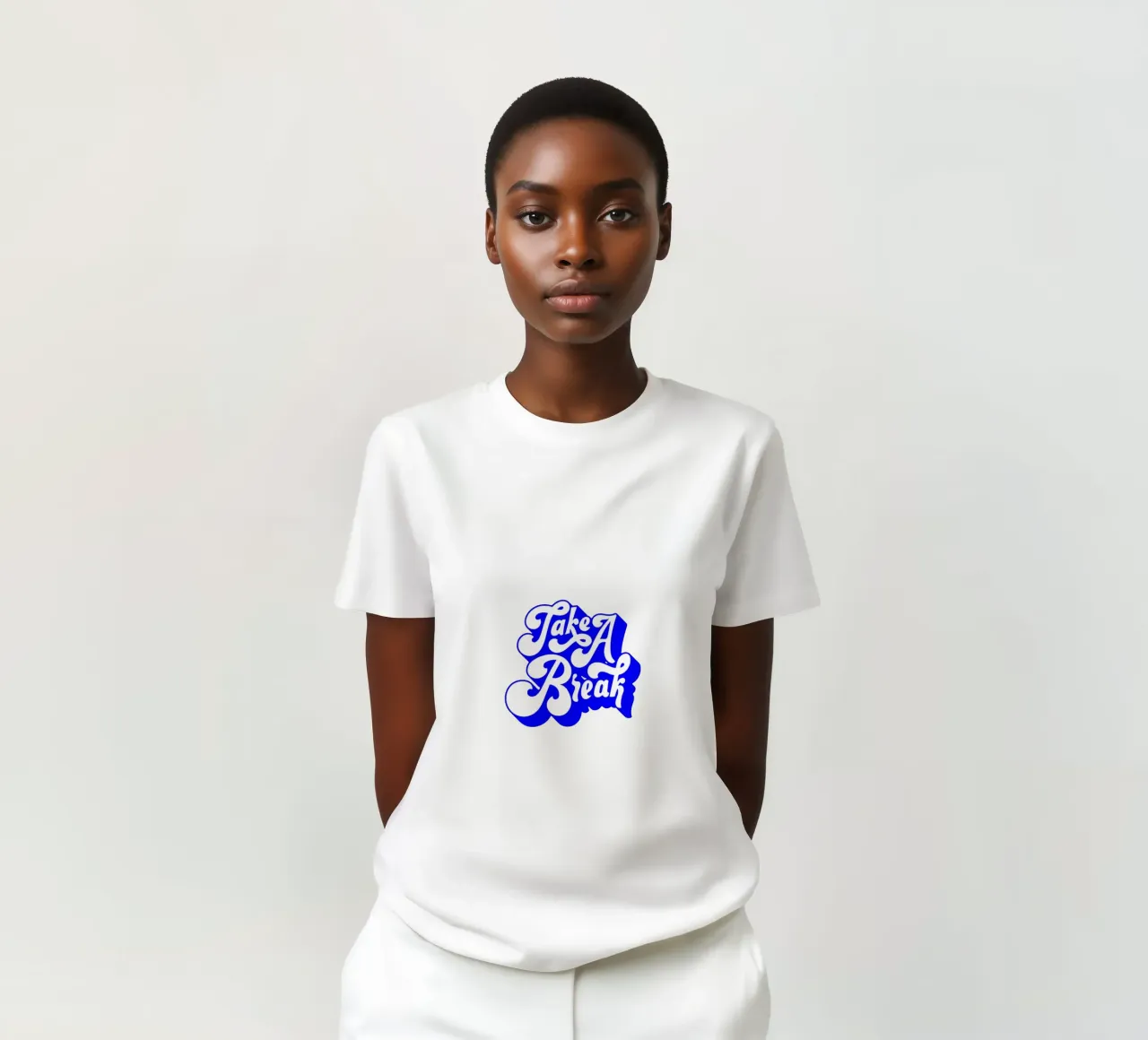 take a break, motivational statement quote t-shirt by The True Type