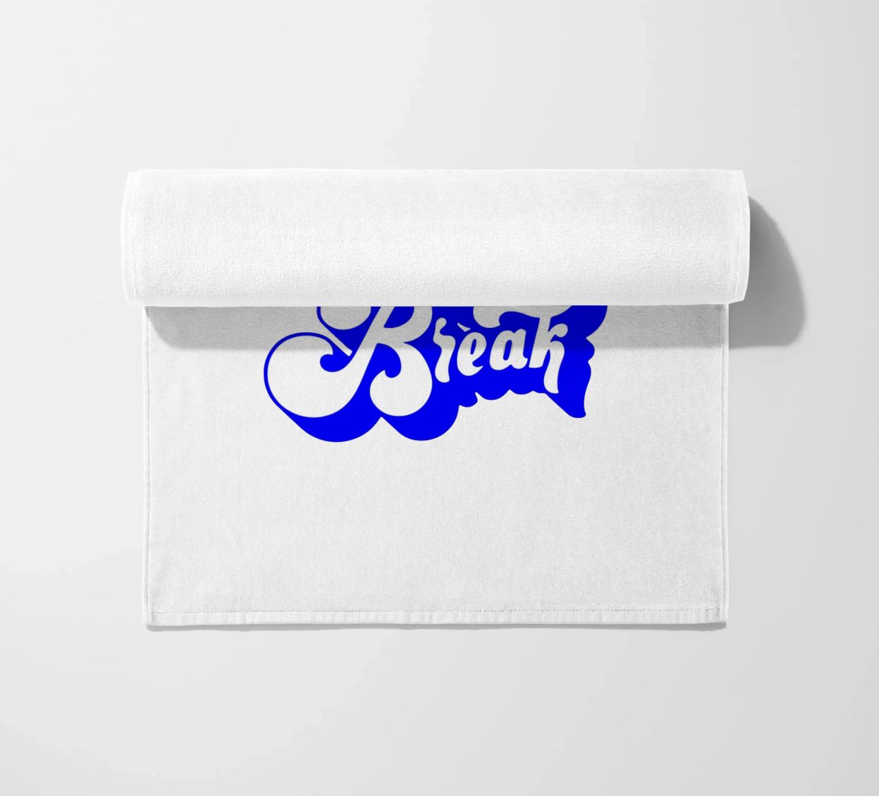 take a break, motivational statement quote beach towel by The True Type