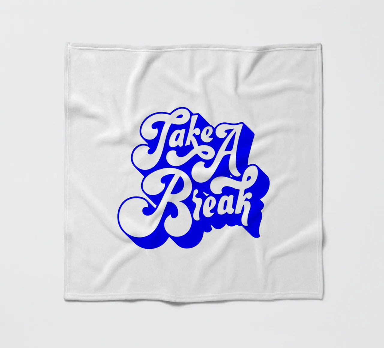 prendersi una pausa, citazione motivazionale coperta in pile da The True Type
