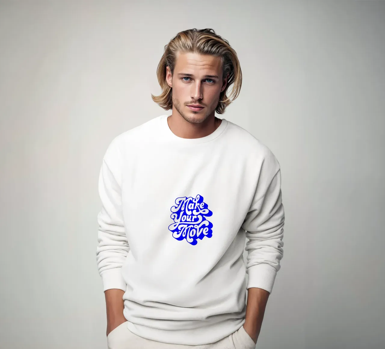 Machen Sie Ihren Schritt, motivierende Aussage Zitat Sweatshirt von The True Type