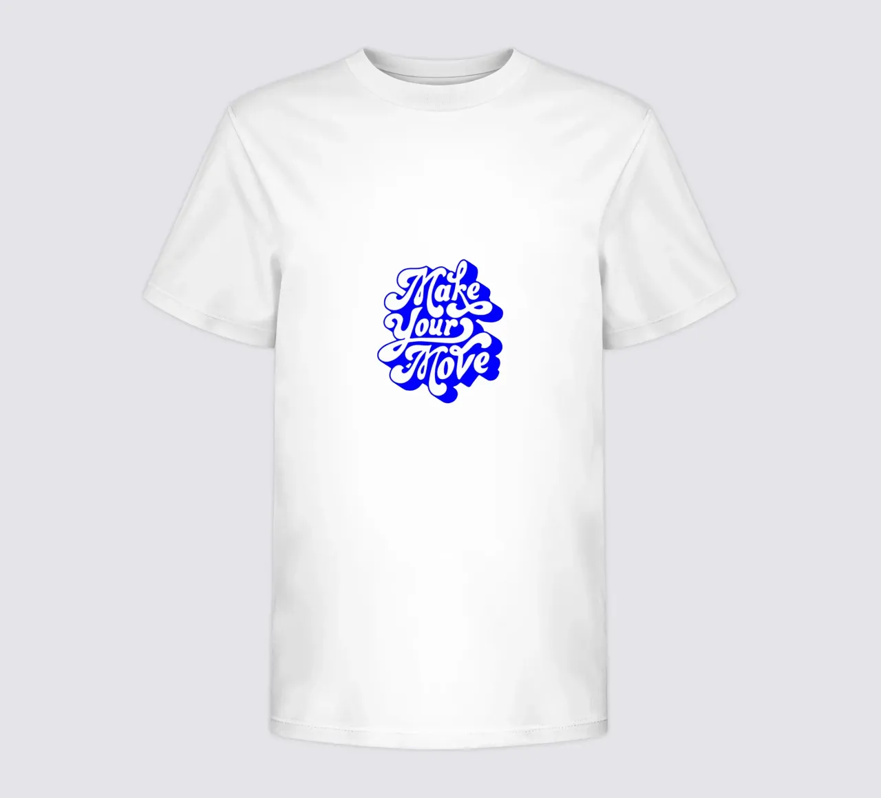 make your move, motivational statement quote kids t-shirt by The True Type