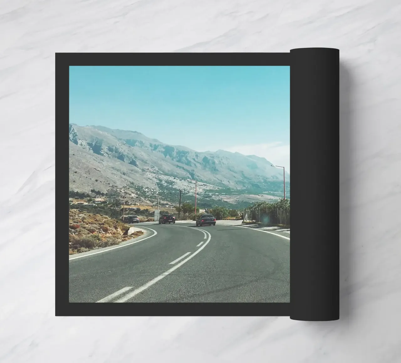 Benzinestation deurmat van Cassia Beck Photography