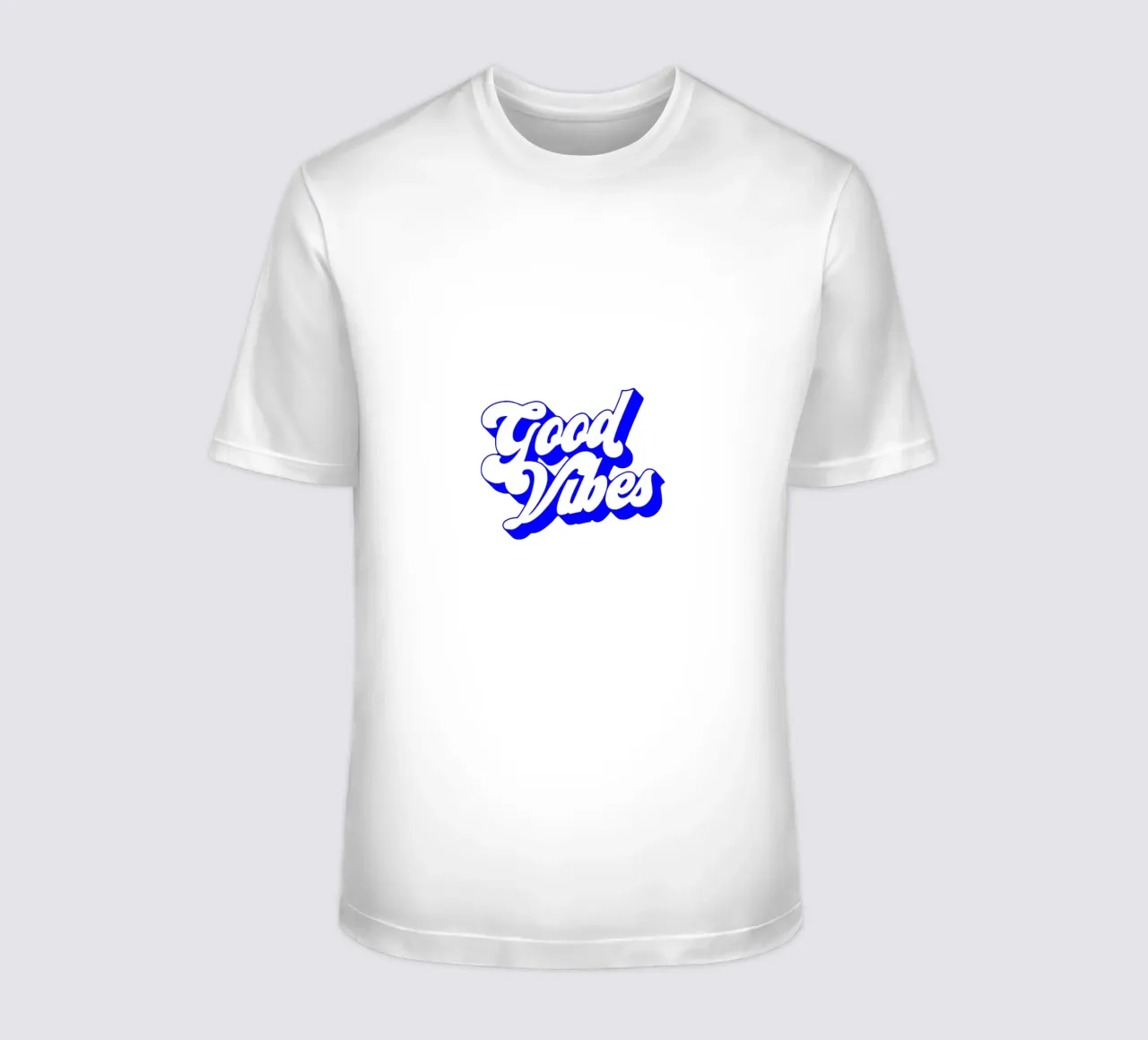good vibes, motivational statement quote t-shirt by The True Type