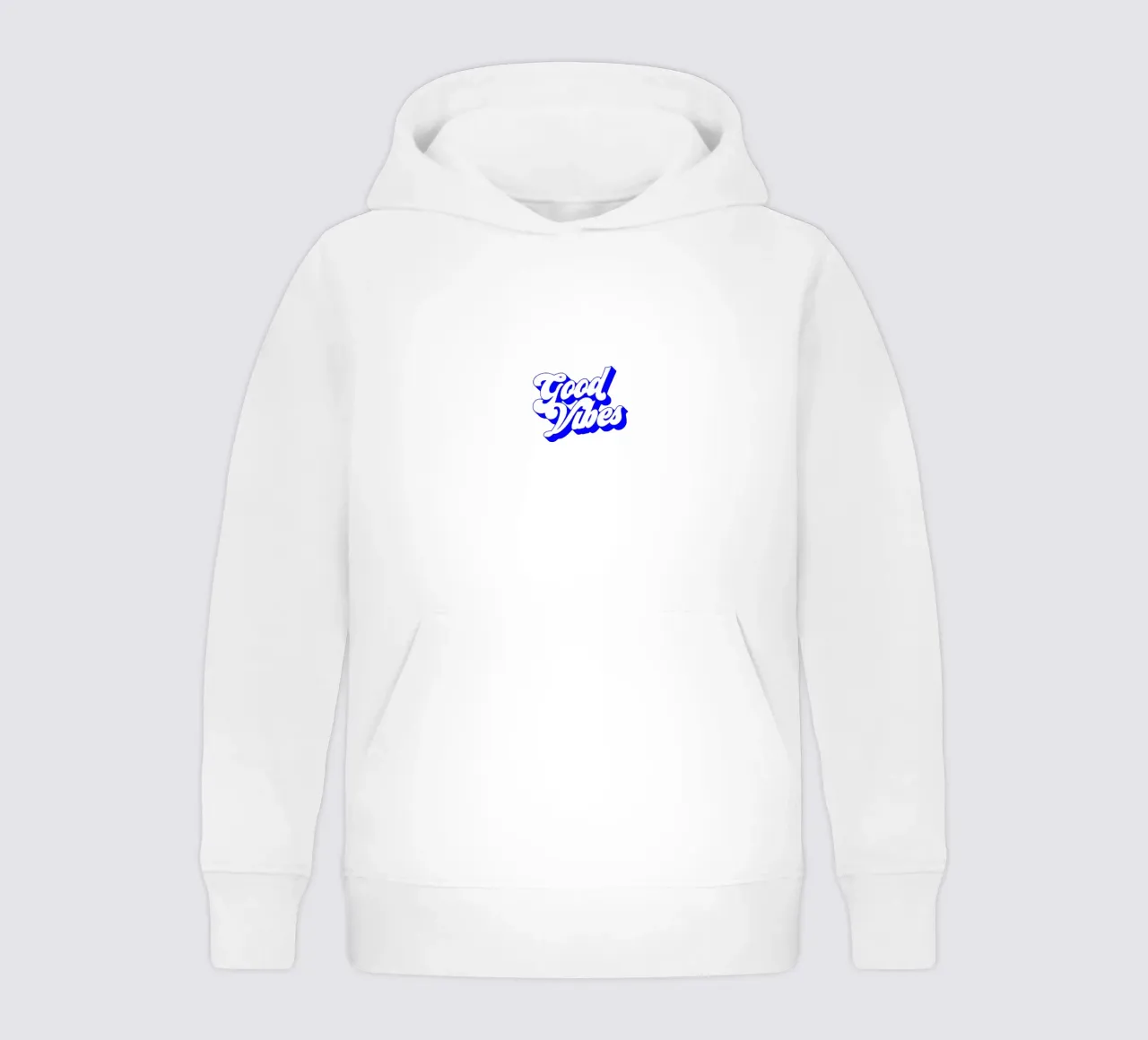 good vibes, motivational statement quote kids hoodie by The True Type