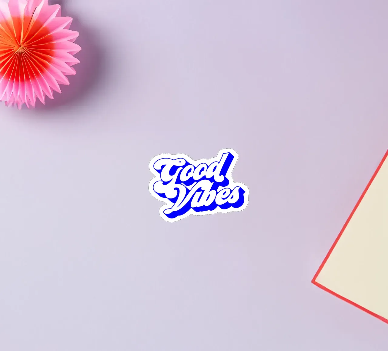 gute vibes, motivierende Aussage Zitat Sticker von The True Type