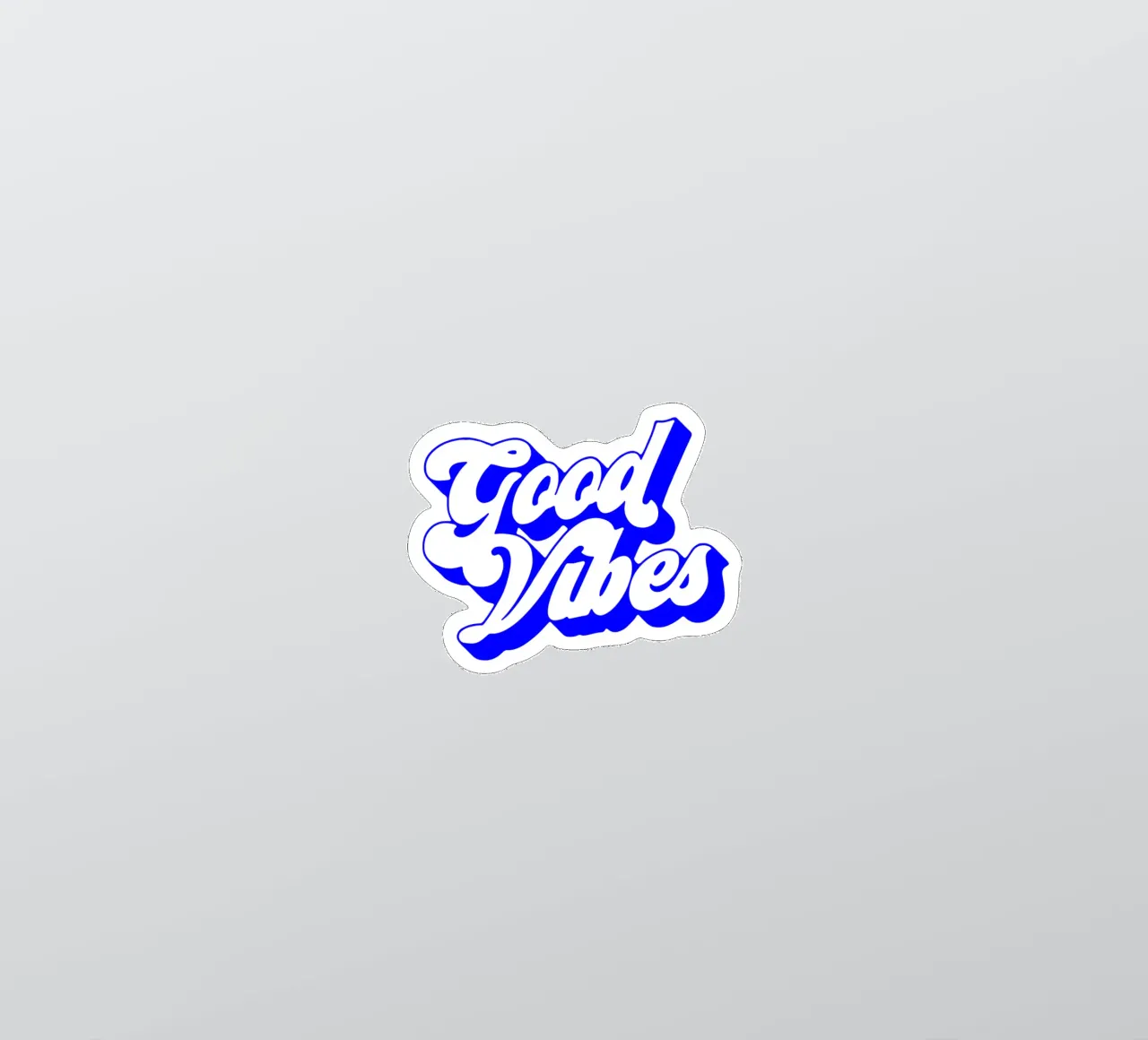 gute vibes, motivierende Aussage Zitat Sticker von The True Type