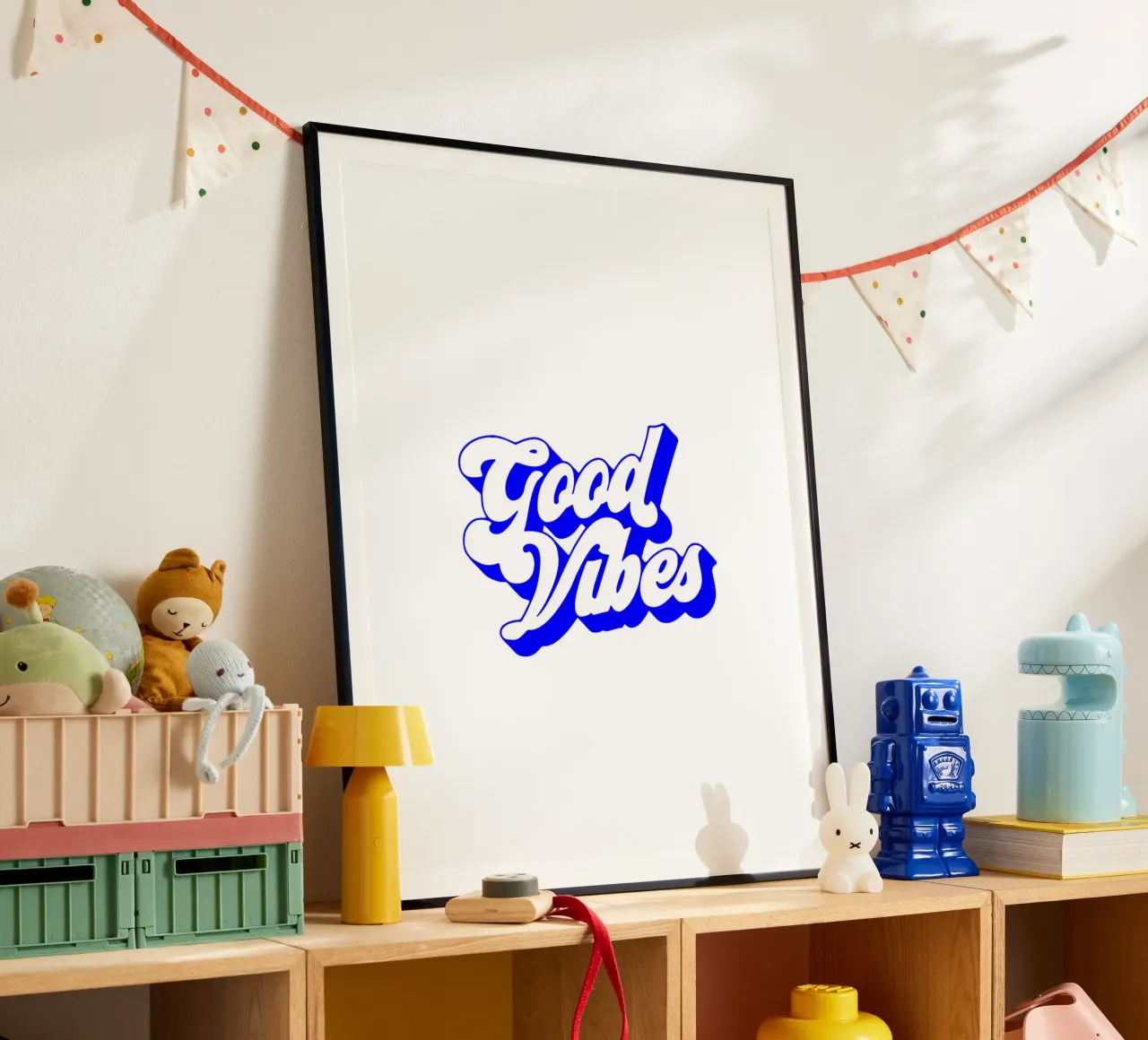 gute vibes, motivierende Aussage Zitat Poster von The True Type