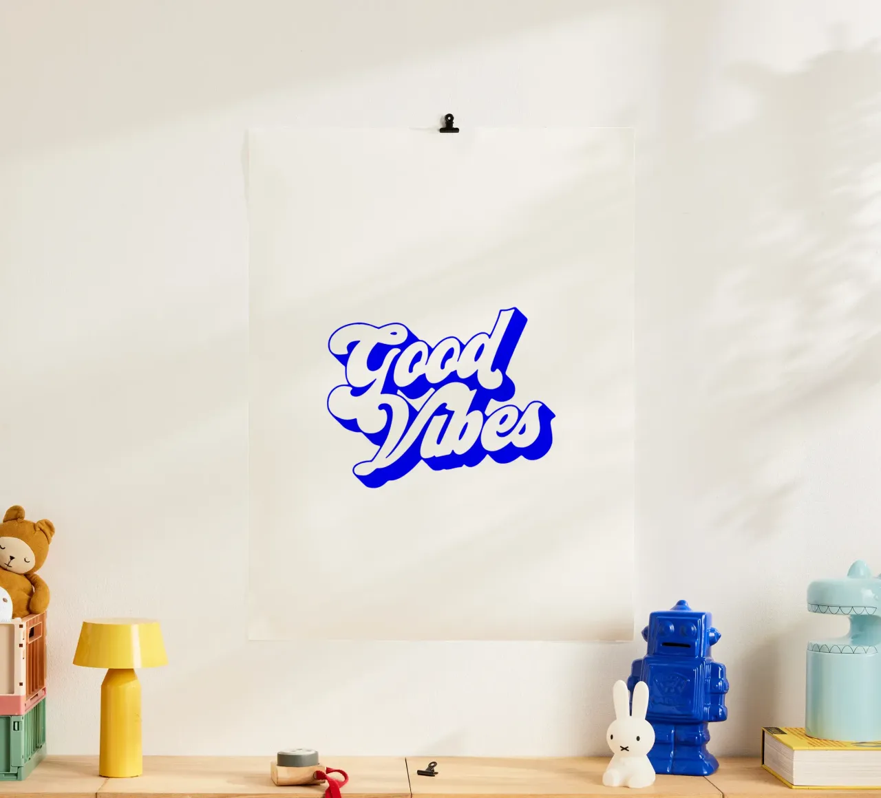 gute vibes, motivierende Aussage Zitat Poster von The True Type