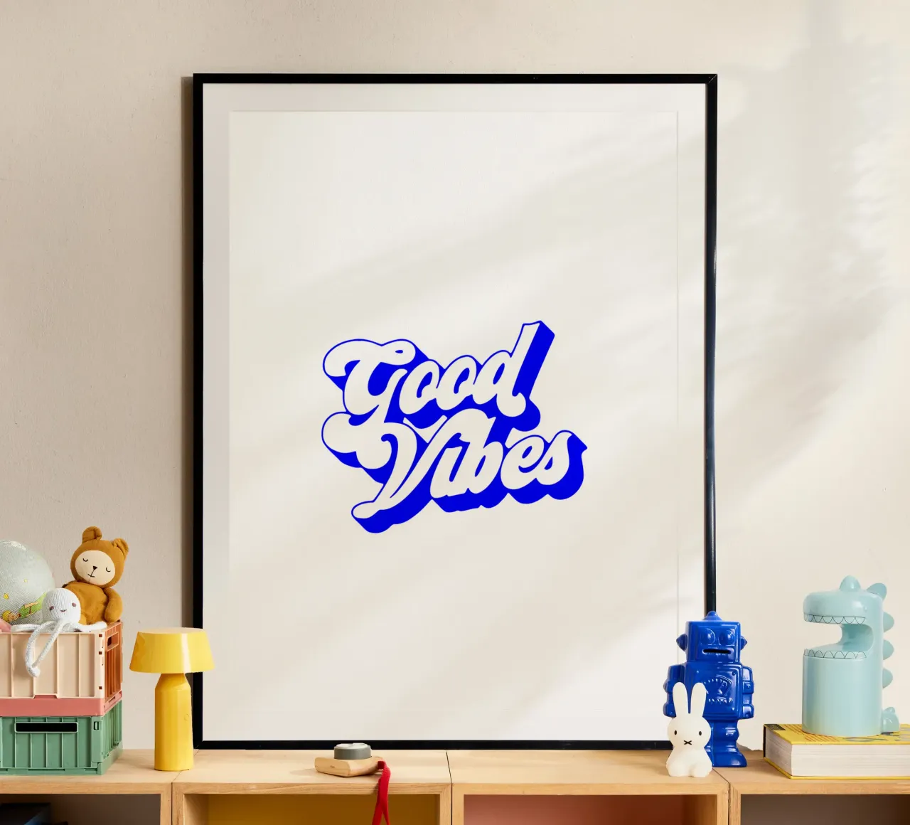 gute vibes, motivierende Aussage Zitat Poster von The True Type