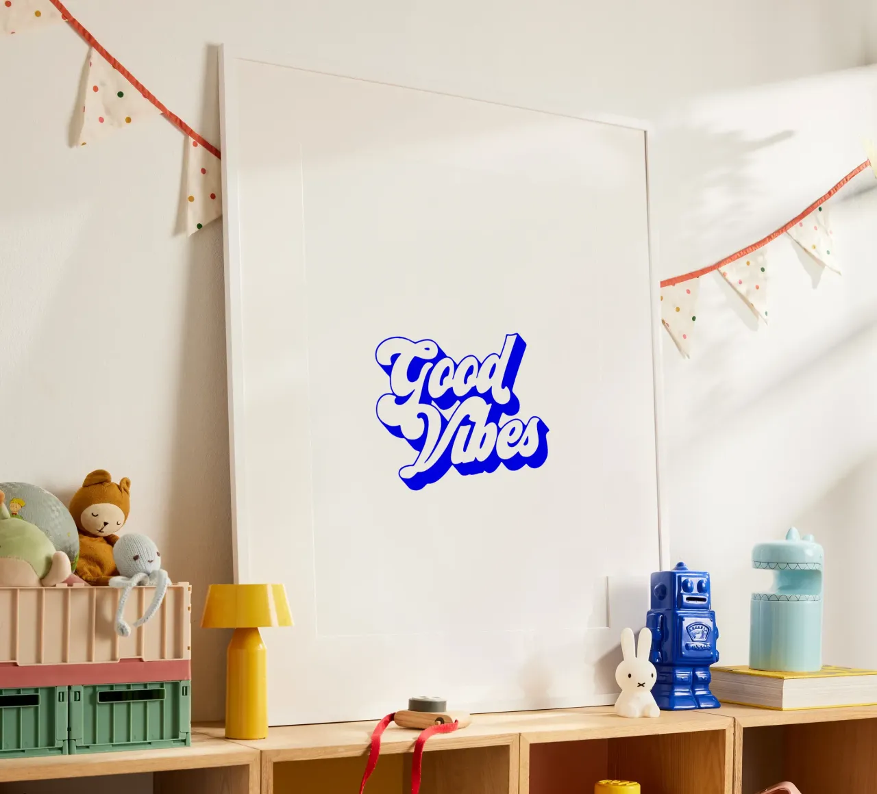 gute vibes, motivierende Aussage Zitat Poster von The True Type