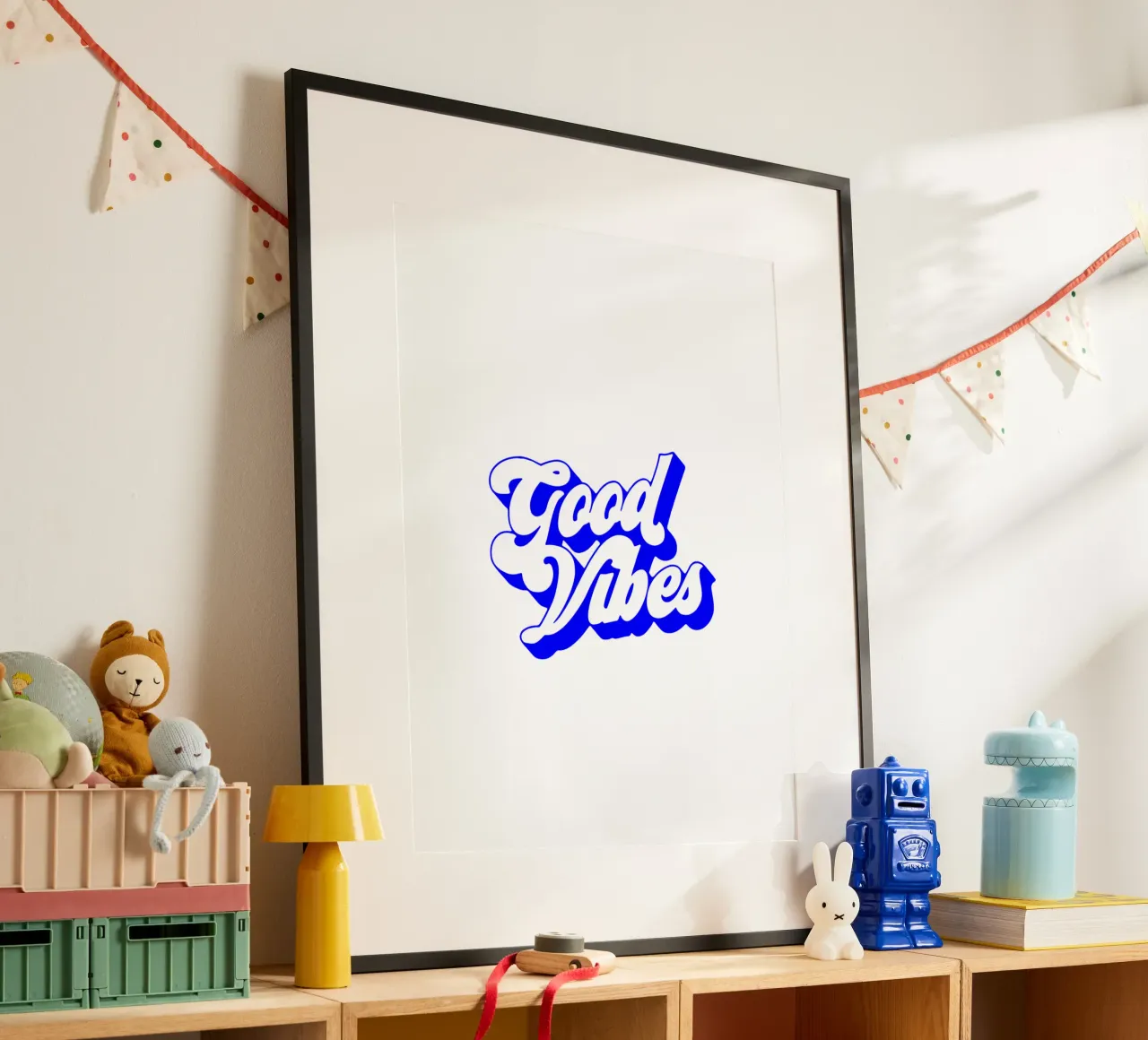 gute vibes, motivierende Aussage Zitat Poster von The True Type