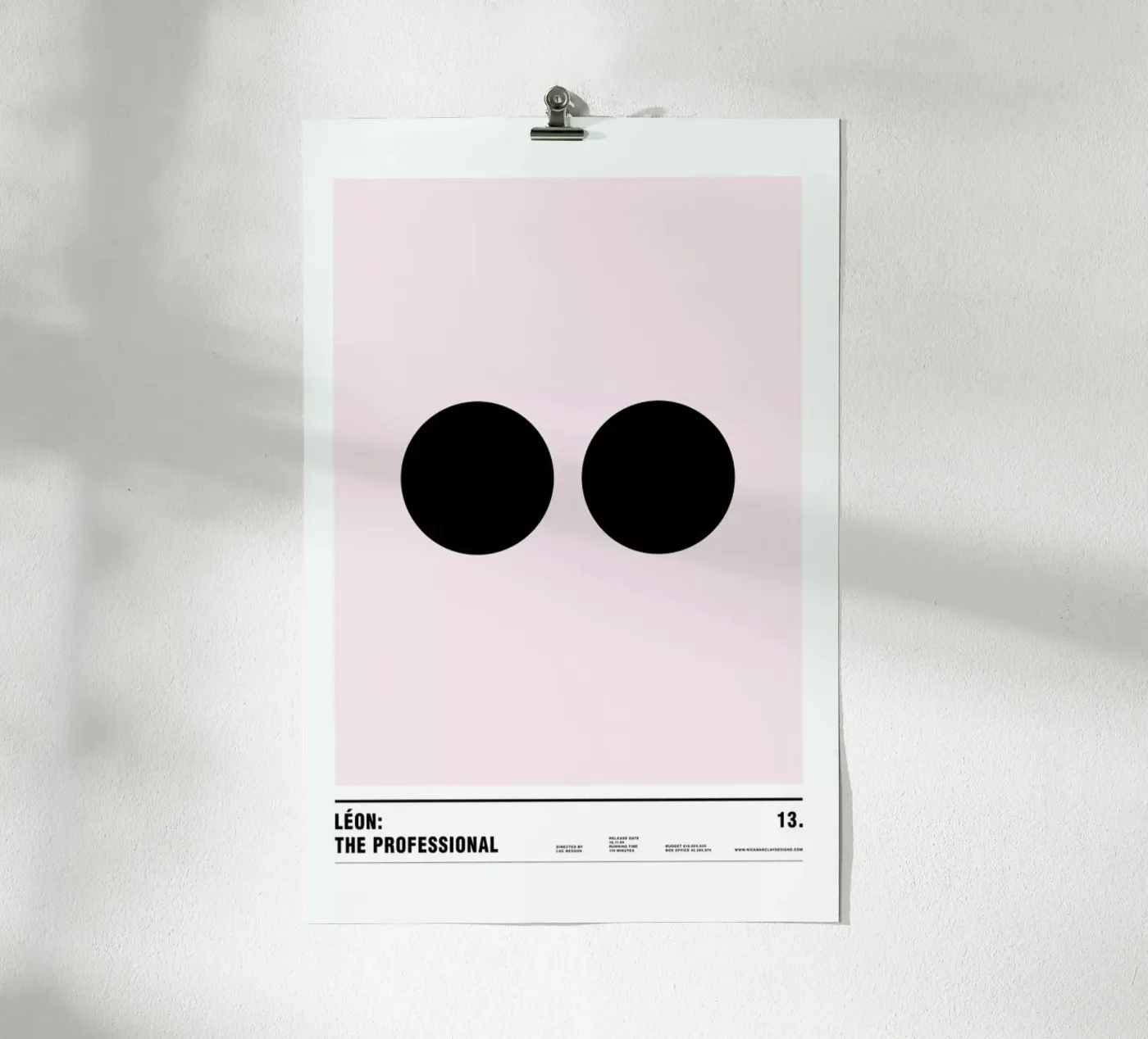 Leon poster de Nick Barclay