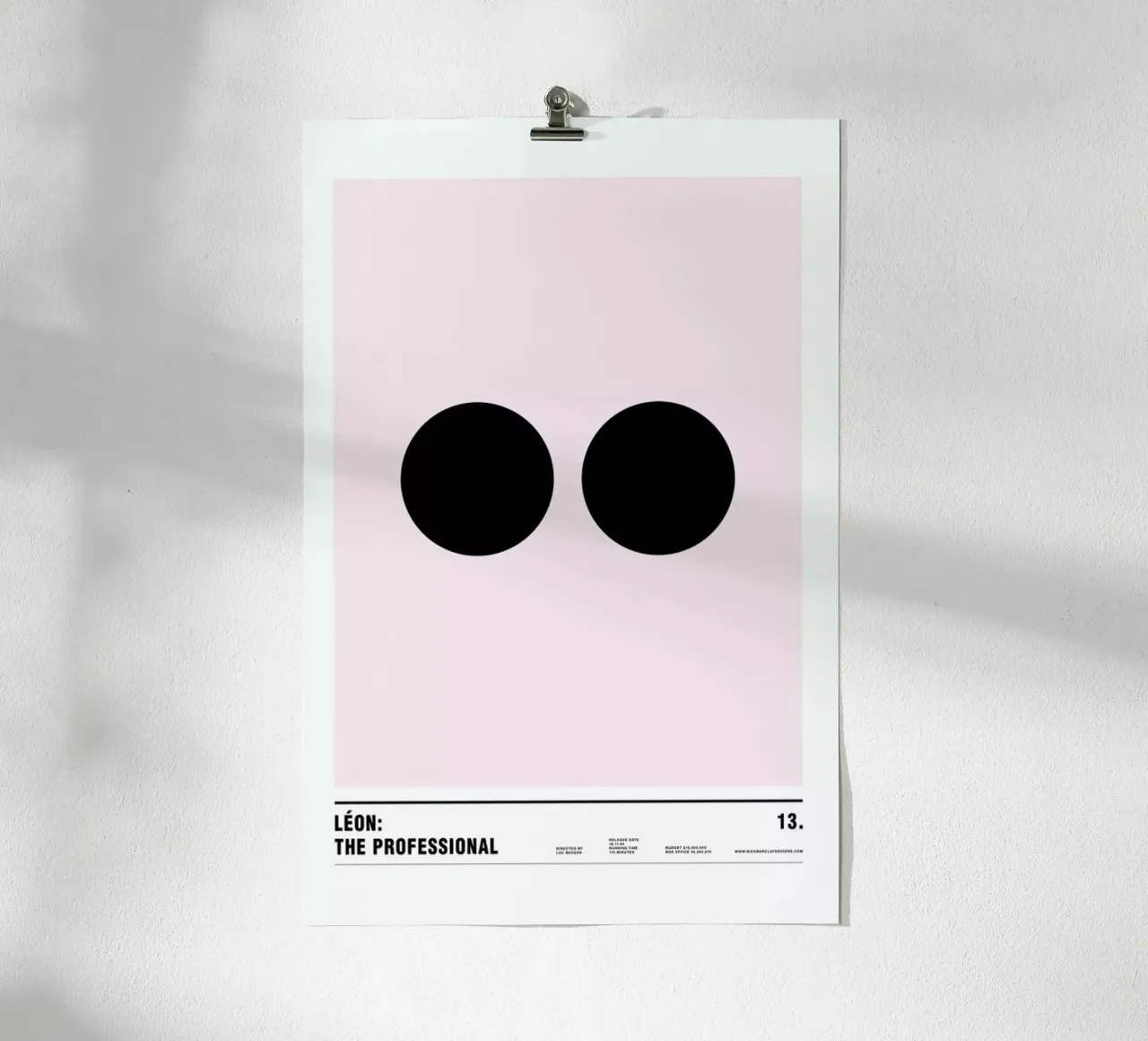 Leon poster da Nick Barclay