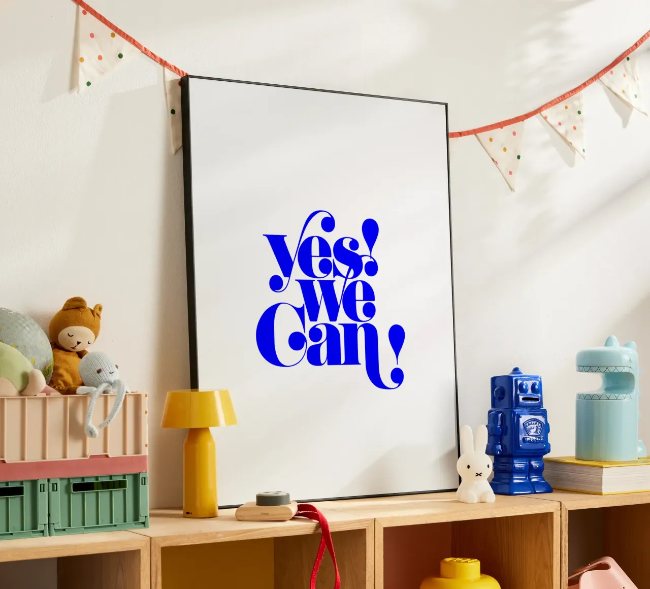 yes we can, motivierende Aussage Zitat Alu-Dibond von The True Type