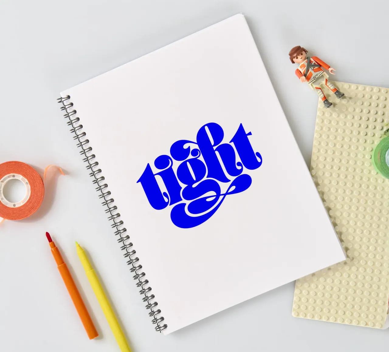 tight, motivational statement quote spiral notebook by The True Type