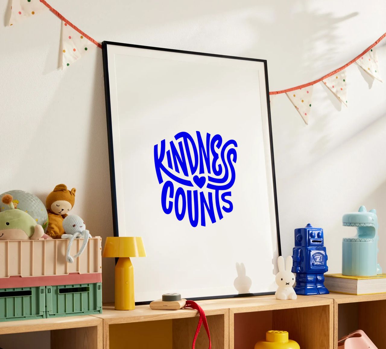kindness counts, motivational statement quote poster by The True Type