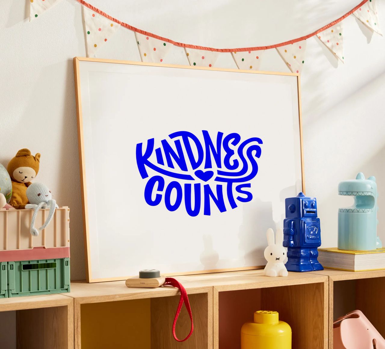 kindness counts, motivational statement quote poster by The True Type