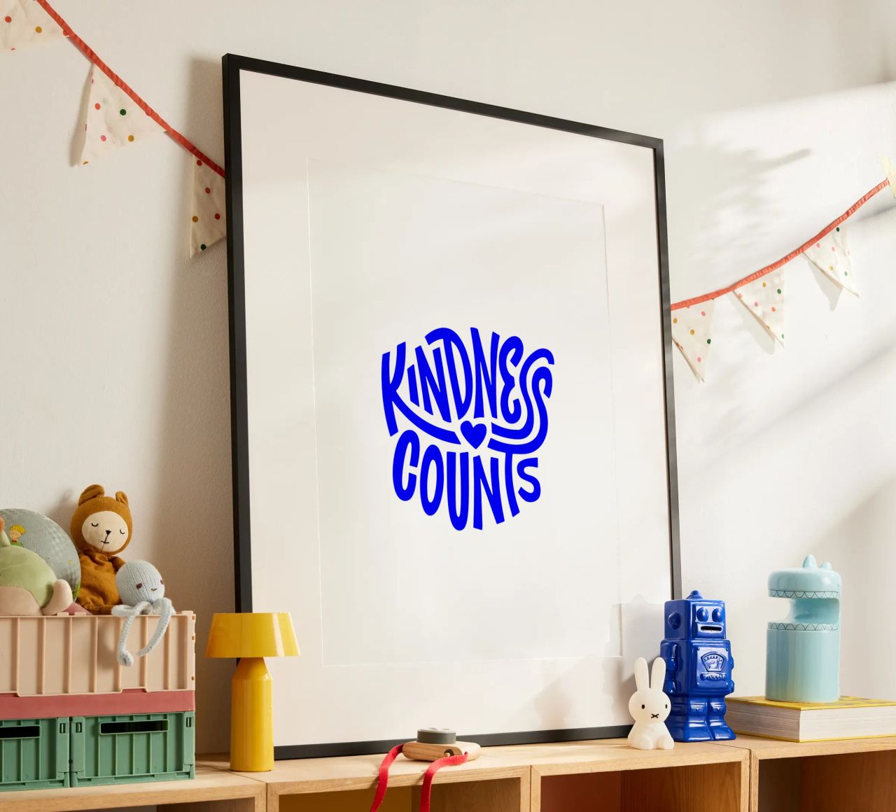 kindness counts, motivational statement quote poster by The True Type