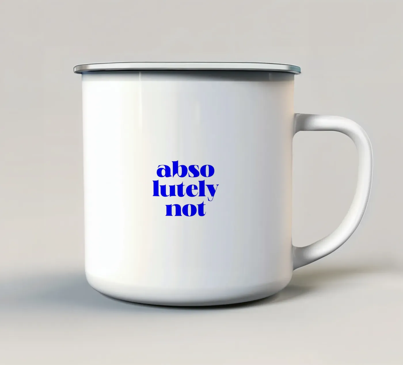 Le monde est en train de changer, c'est pourquoi il est nécessaire de faire des choix. mug en émail de The True Type