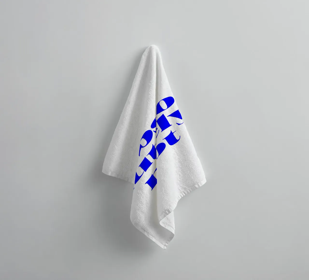 absolutely not, motivational statement quote towel by The True Type