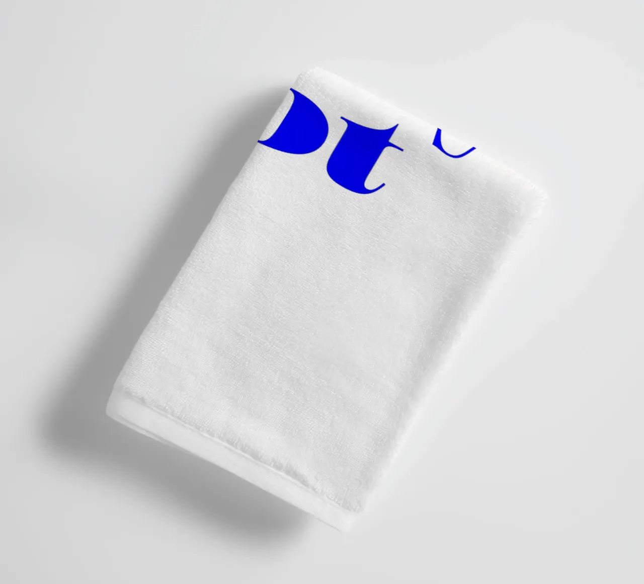 absolutely not, motivational statement quote towel by The True Type