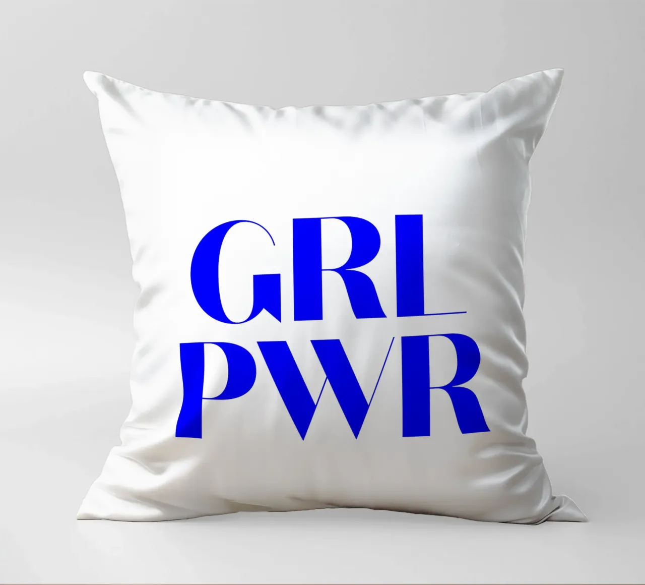 GRL PWR, citation d'une déclaration de motivation coussin de The True Type